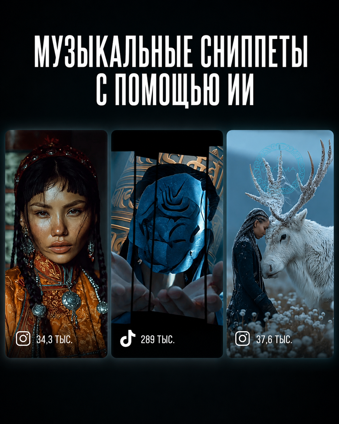 Музыкальные сниппеты с помощью ИИ